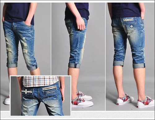 Biến quần jean cũng thành quần lửng cực chất